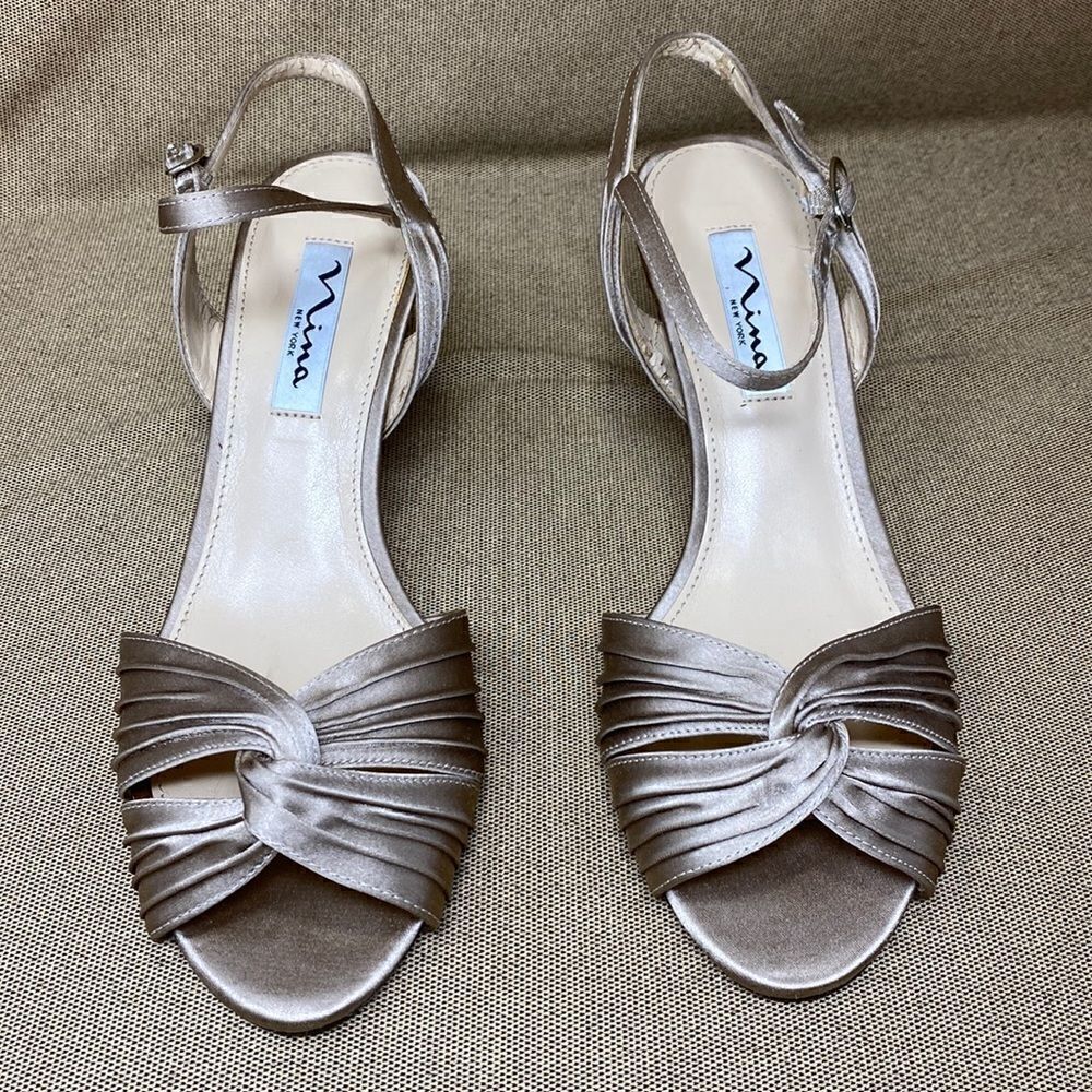 Nina New York Satin Evening Sandals - Picture 2 of 9